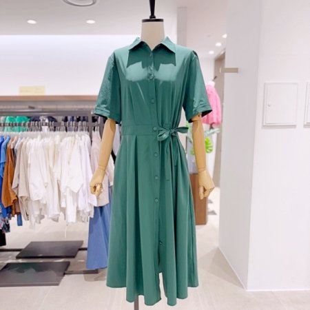 허리 리본 원피스