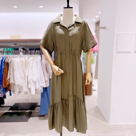 밑단 셔링 원피스