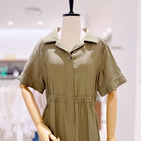 밑단 셔링 원피스