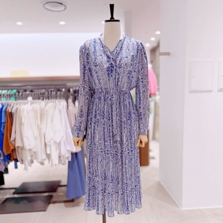 페이즐리 롱 원피스