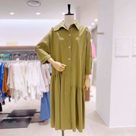 트렌치형 롱 원피스