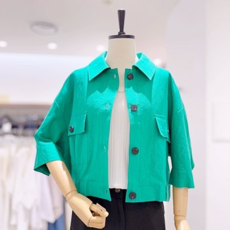 린넨 카라 자켓