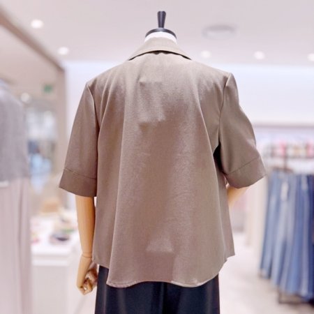 린넨 더블 재킷