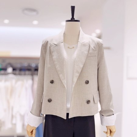 더블 크롭 재킷