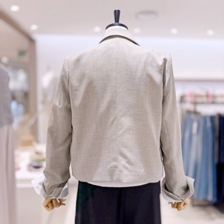 더블 크롭 재킷