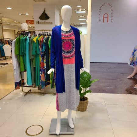 허리견장 롱 가디건