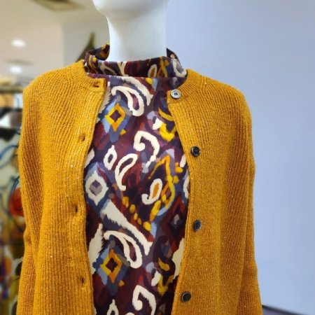 펄감라운드니트가디건3color