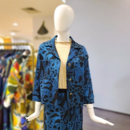 사바나셔츠크랍재킷2color