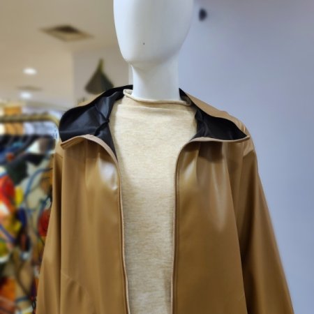 에코레더크랍점퍼2color