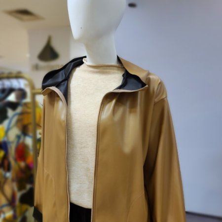 에코레더크랍점퍼2color