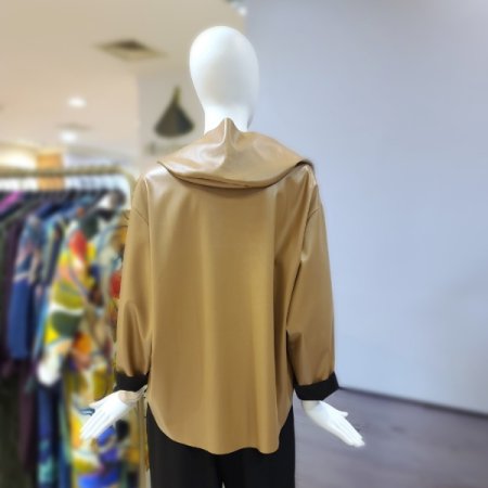 에코레더크랍점퍼2color