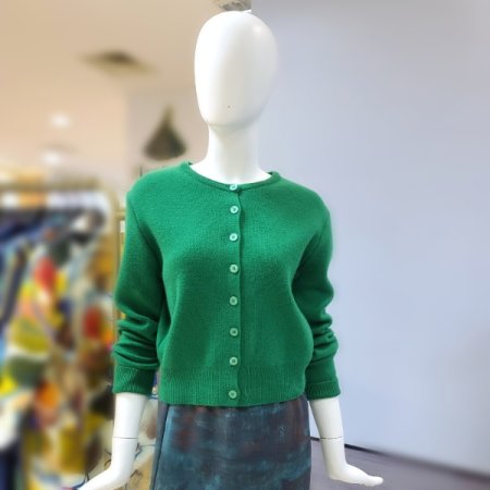 캐시미어혼방라운드가디건2color