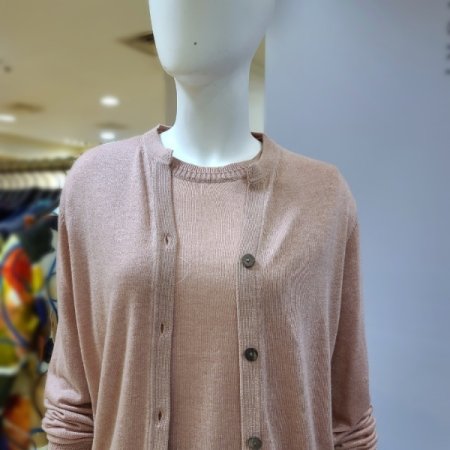 울혼방긴팔니트가디건3color