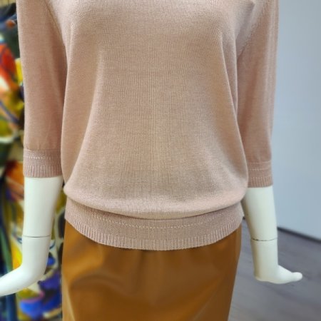 울혼방반팔니트티셔츠3color