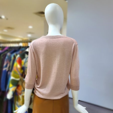 울혼방반팔니트티셔츠3color