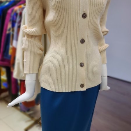 브이넥긴팔니트가디건