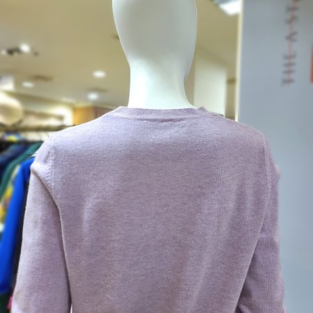 프린트포인트니트티셔츠