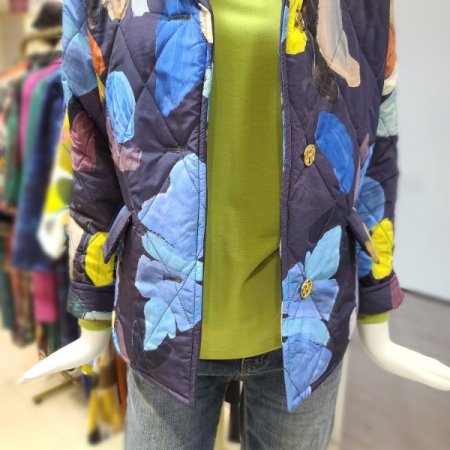 오일페인팅패딩자켓