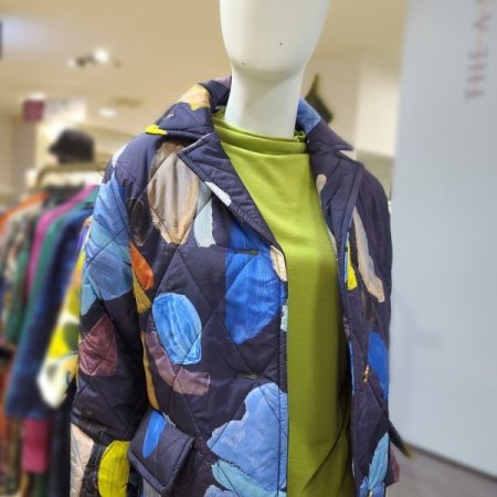 오일페인팅패딩자켓