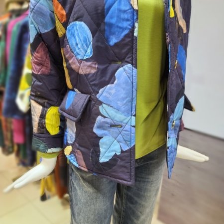 오일페인팅패딩자켓