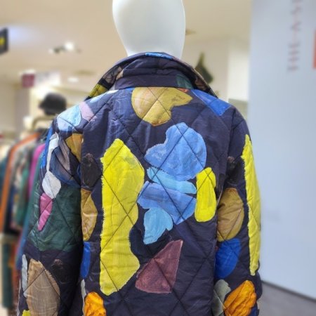 오일페인팅패딩자켓