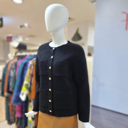 울혼방라운드형자켓