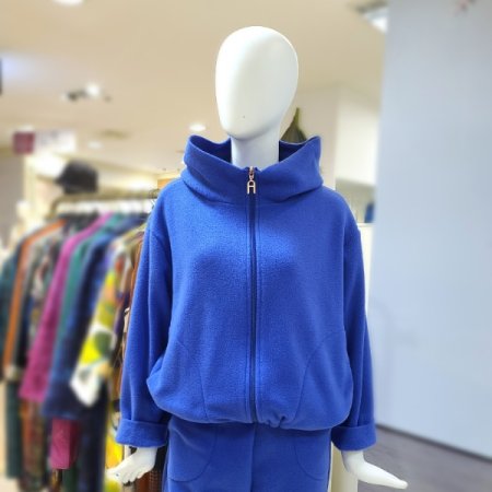 플리스스트링점퍼