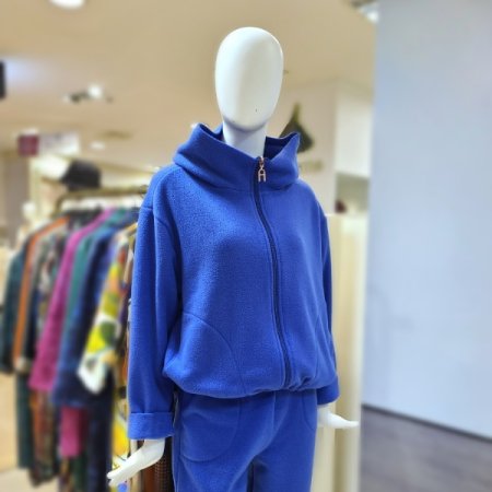 플리스스트링점퍼