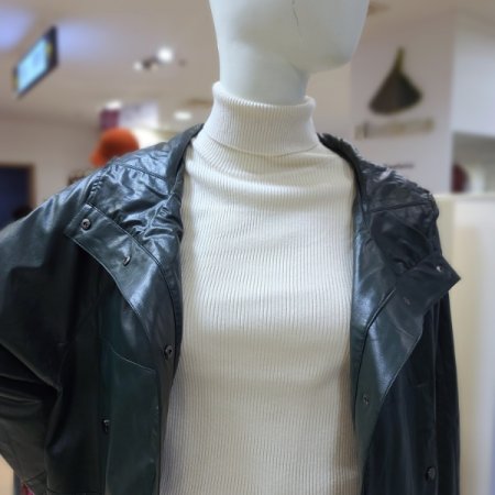 에코레더후드점퍼2color