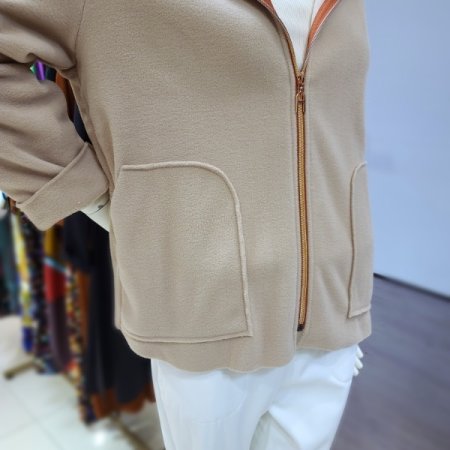 플리스후드집업점퍼2color