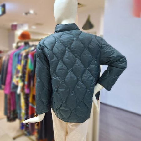 배색덕다운점퍼2color