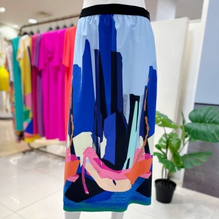 기하학 보더스커트