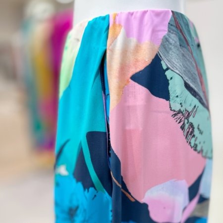 프린팅 밴딩 팬츠