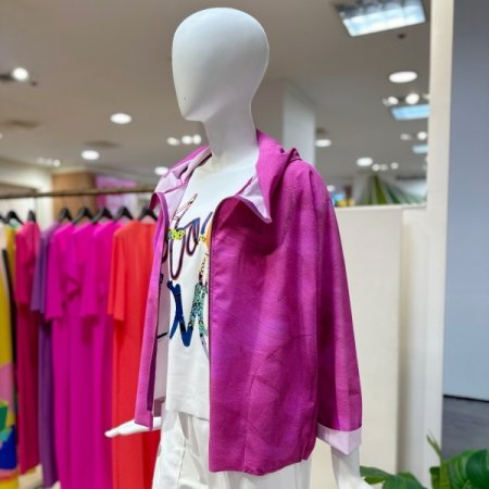 캔버스 크랍 점퍼