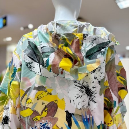 블루밍 롱 바람막이 점퍼