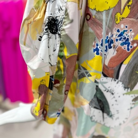 블루밍 롱 바람막이 점퍼