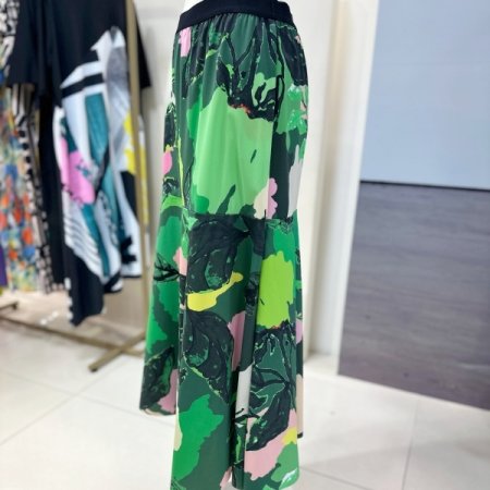 프린팅 롱 스커트