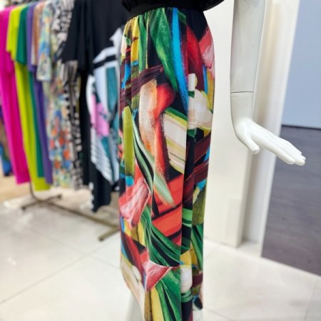 페인팅 롱 스커트