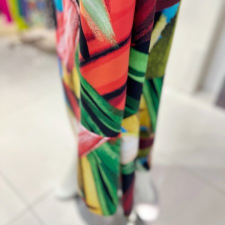 페인팅 롱 스커트