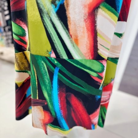 페인팅 롱 스커트