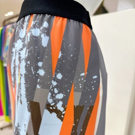 프린팅 롱 스커트