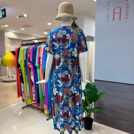 랩 디자인 비치 가운 드레스