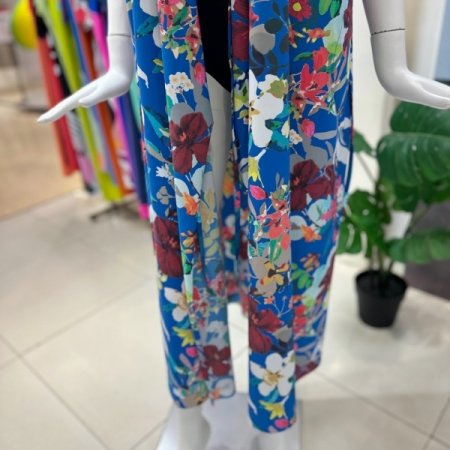 랩 디자인 비치 가운 드레스