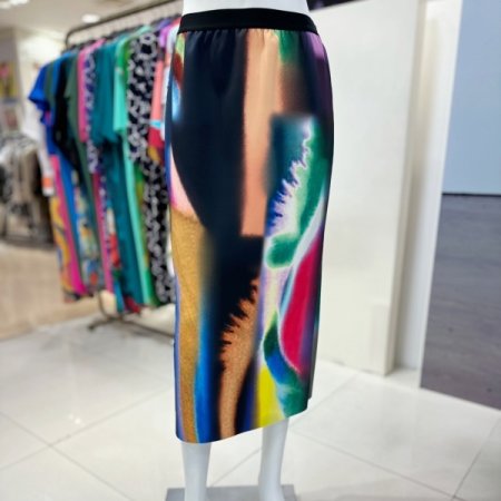 블루밍 스트라이프 스커트