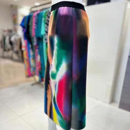 블루밍 스트라이프 스커트