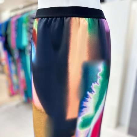 블루밍 스트라이프 스커트