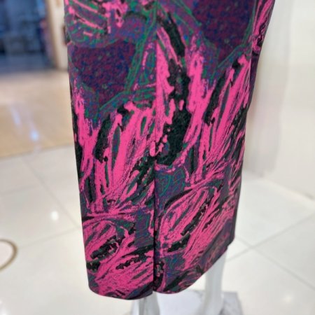 프린팅 H라인 스커트