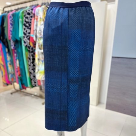 패턴 H라인 스커트