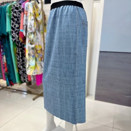 데님 라이트 에어쿠션 스커트