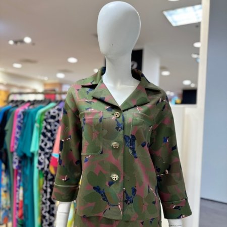 프린팅 패턴 자켓